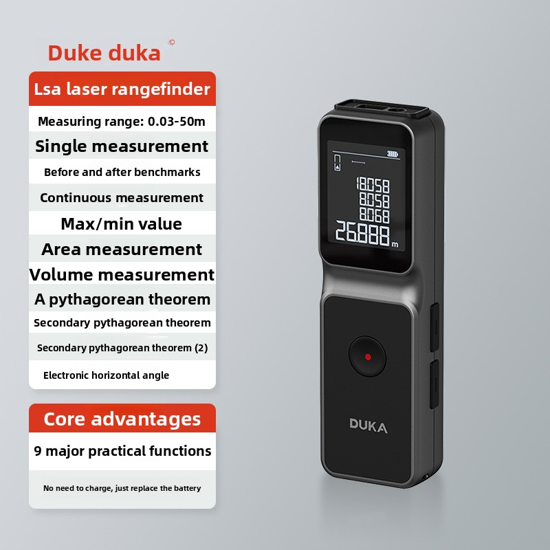 Telemetro Laser DUKA LSA, Disp - Industrial Laser Measuring Device recensione e prezzo